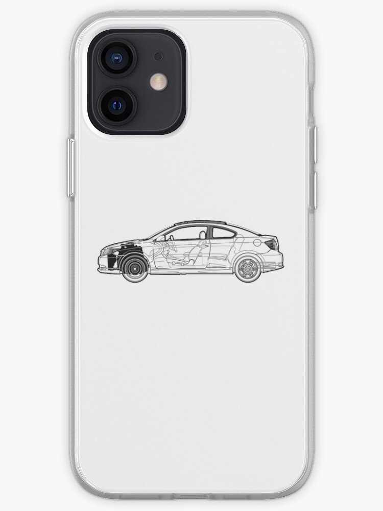 Scion Tc Blueprint Iphone Case Cover By In Transit Redbubble
