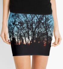 Cyan Sky Mini Skirt