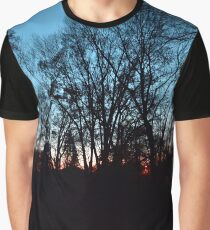 Cyan Sky Graphic T-Shirt