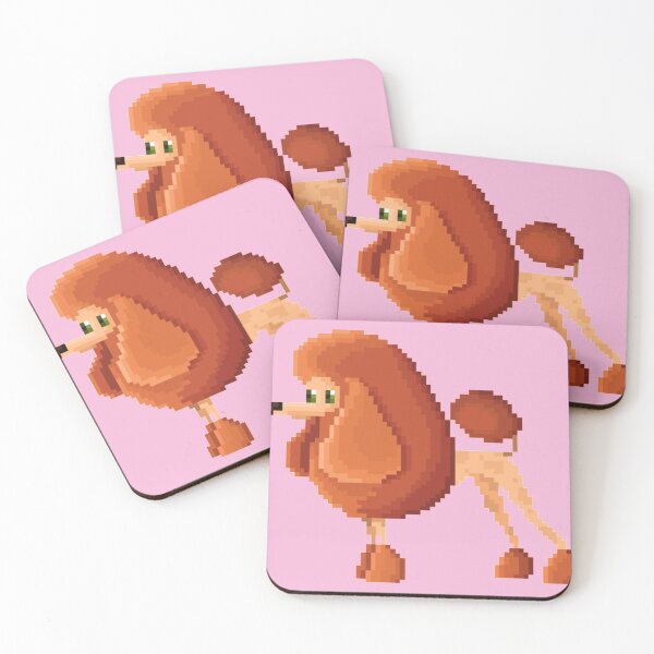 Item preview, Pixelated Brown Poodle designed and sold by HopeDetour.