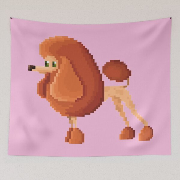 Item preview, Pixelated Brown Poodle designed and sold by HopeDetour.