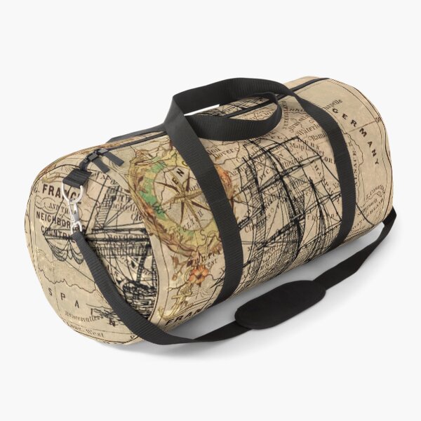 Item preview, Dark Academia vintage pirate ship sailor antique world map  designed and sold by LEILA ART SPACE.