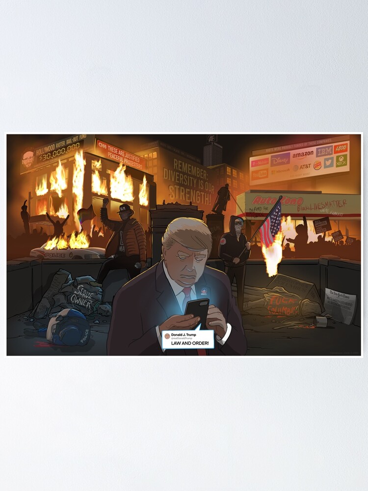 Alternate view of Law and Order in End Stage America Poster