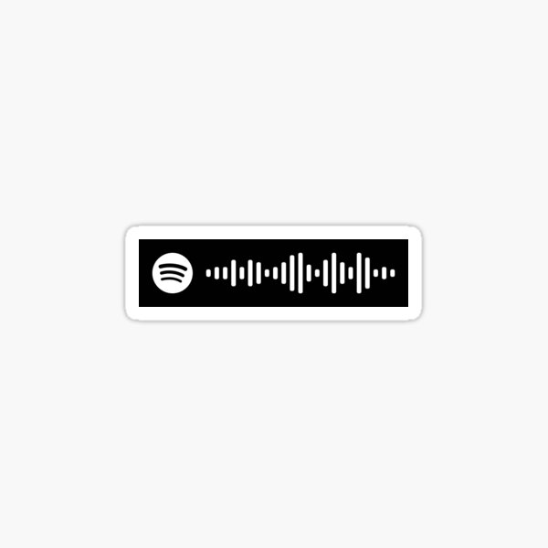 Beamer Boy By Lil Peep Spotify Code Sticker By Elliefrazer Redbubble - lil peep roblox id nuts