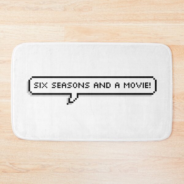 Item preview, Six Seasons and a Movie! Pixel Speech Bubble designed and sold by Lemon  Merch.