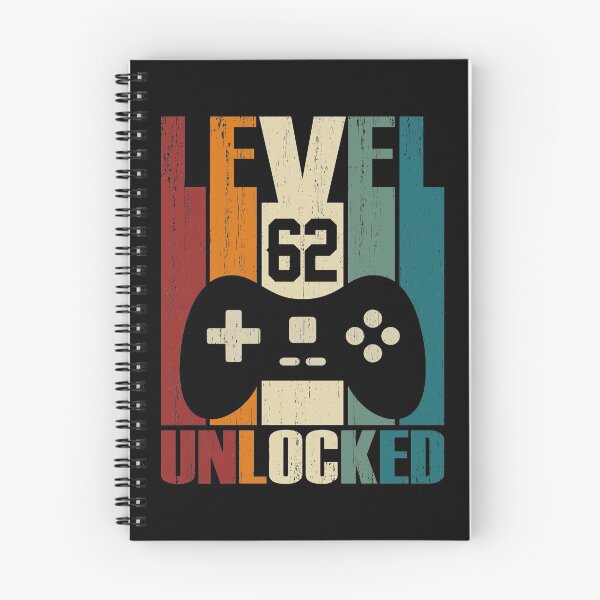Item preview, Level 62 Unlocked 62nd Birthday Gift 62 Years Old Vintage 1958 Video Gamer designed and sold by nana1099.