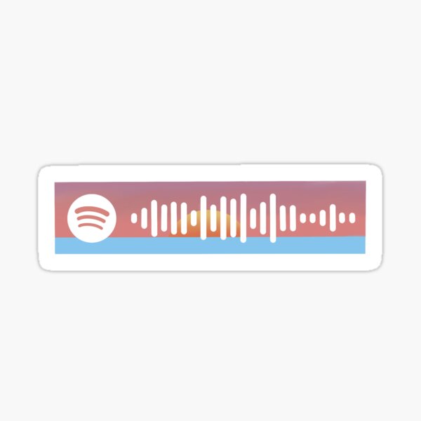 24 7 365 By Surfaces Spotify Code Sticker By Hannaheloise14 Redbubble