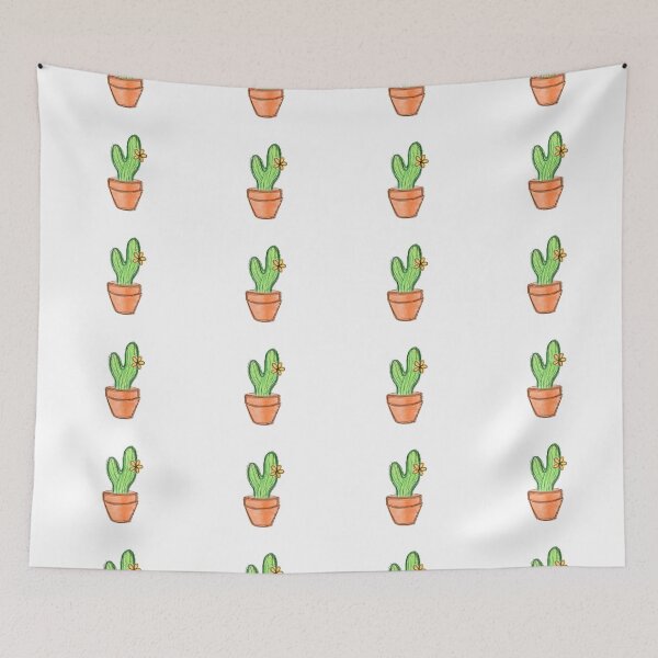 Item preview, Cactus blossom in pot  designed and sold by daybydayna.