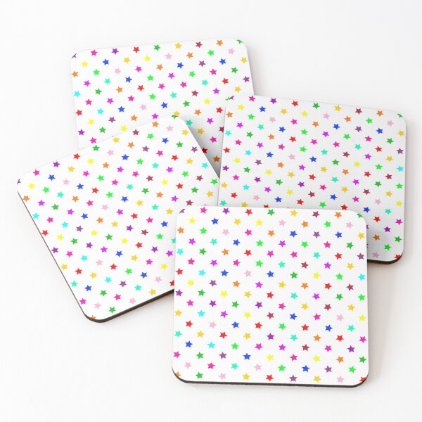 Item preview, Rainbow Star Polka Dot Pattern designed and sold by Nicolette Olivier.