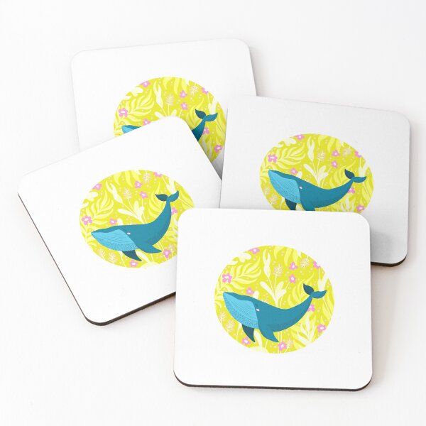 Item preview, Floral Whale designed and sold by Linnea Grace.