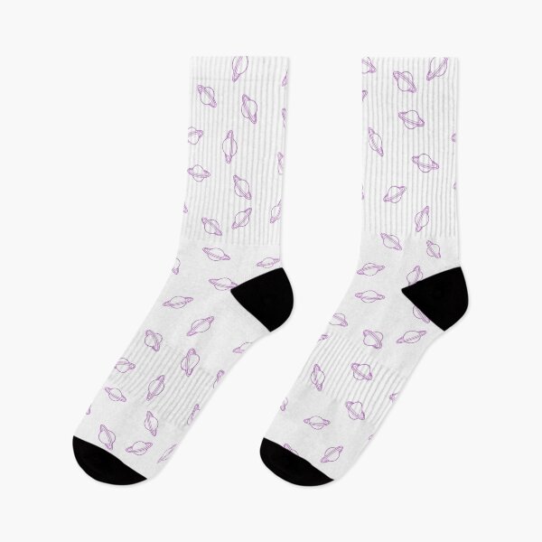 Item preview, Randomized Violet Planet Saturn Pattern designed and sold by Nicolette Olivier.