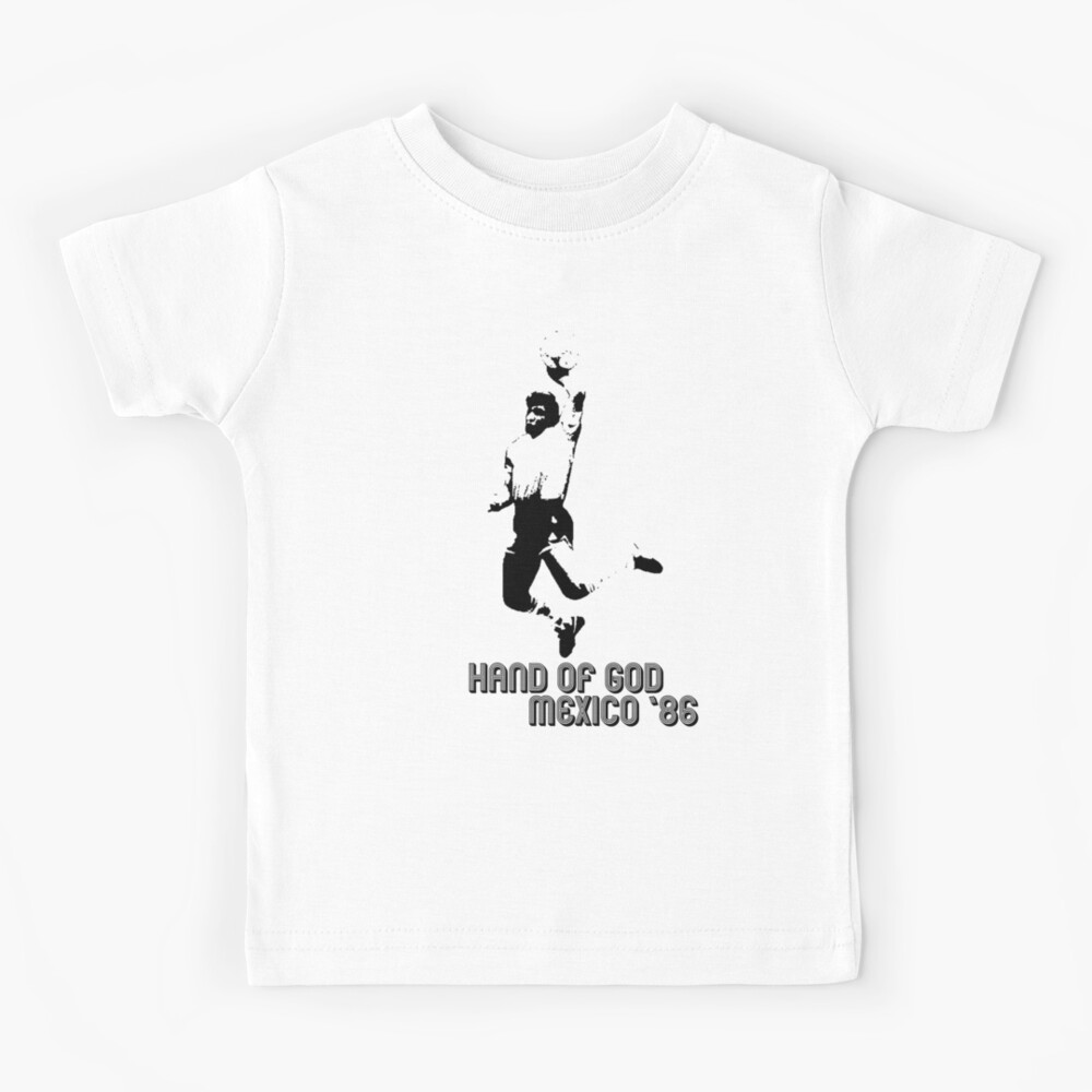 Maradona Hand Of God Kids T Shirt By Givemeone Redbubble