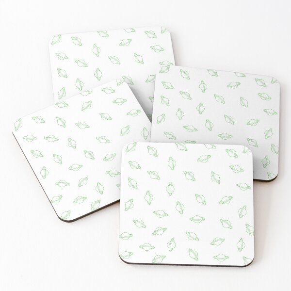 Item preview, Randomized Light Green Planet Saturn Pattern designed and sold by Nicolette Olivier.