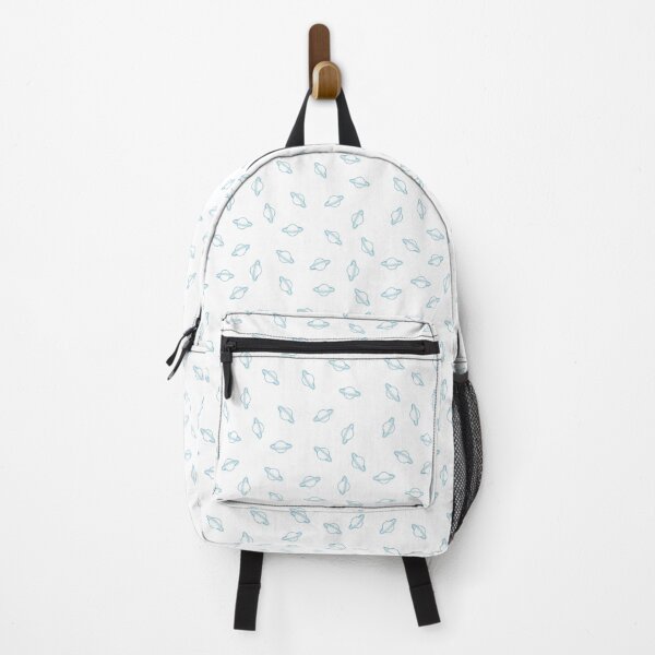 Item preview, Randomized Light Blue Planet Saturn Pattern designed and sold by Nicolette Olivier.