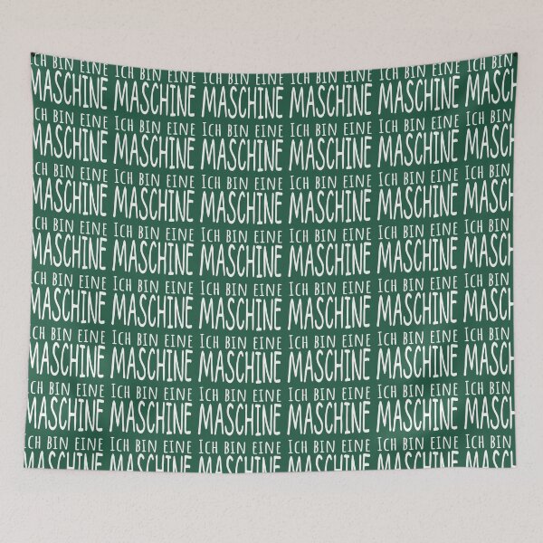 Item preview, I am a machine.version in white designed and sold by Stefan Dissler.