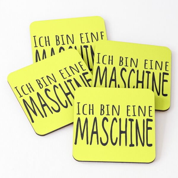 Item preview, I am a machine.version in black designed and sold by Stefan Dissler.