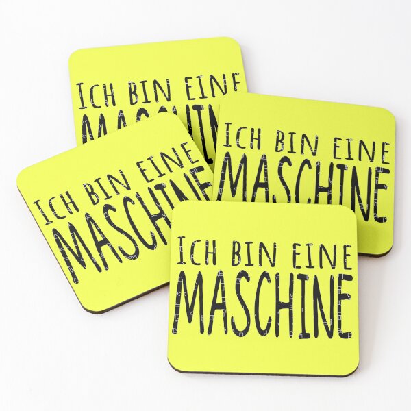 Item preview, I am a machine.version in black designed and sold by Stefan Dissler.