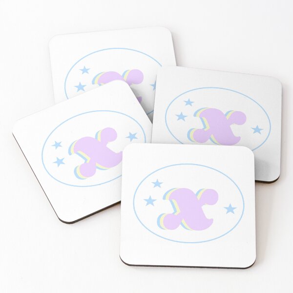 Item preview, Letter X Monogram Art Pink, Blue, Yellow Aesthetic designed and sold by gia-x.