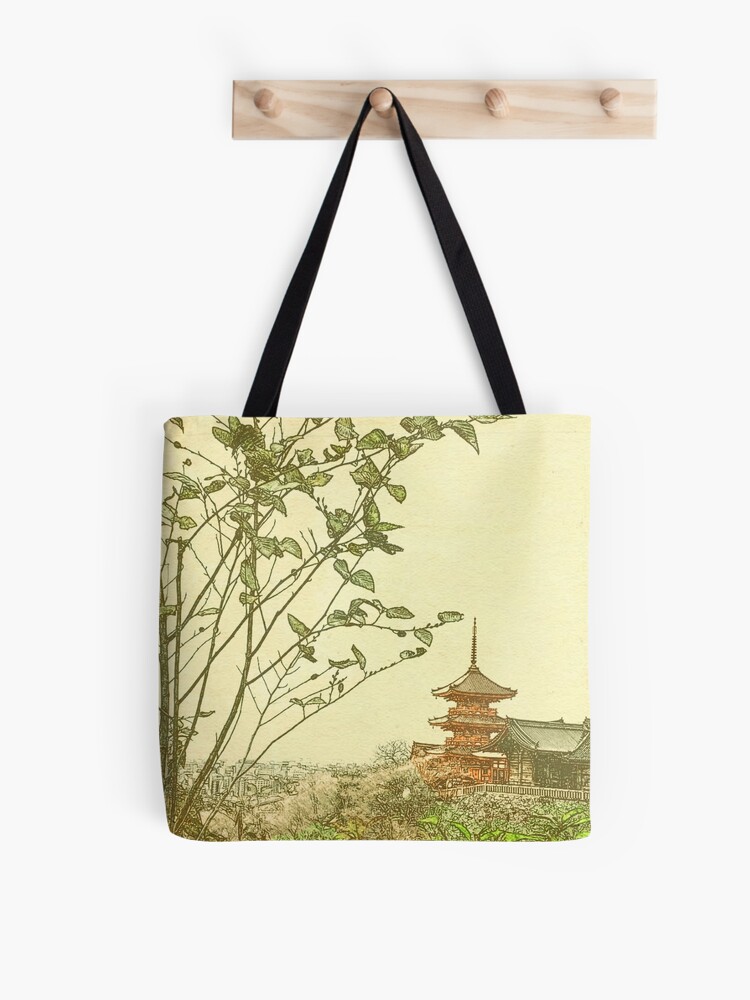 Pagoda Haven Japanese Art Tote Bag