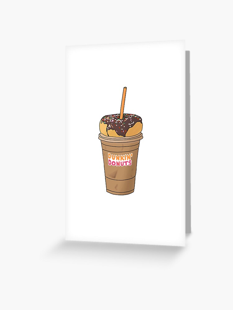 Coffee Lovers Greeting Card, Happy Birthday, White Card Stock, 5 X 7 White  Envelope, Gift for Coffee Drinkers, Caffeinated, Mugs, Donuts. 