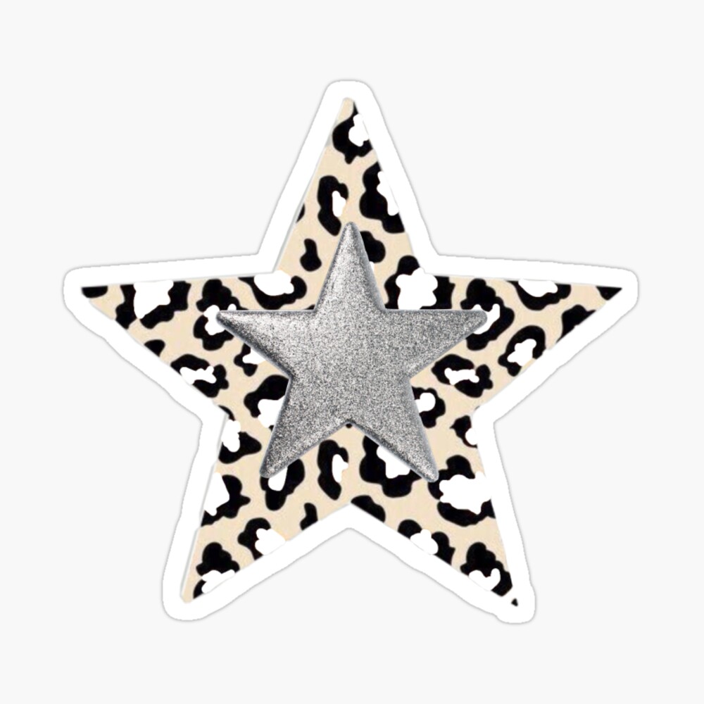 silver glitter star Sticker for Sale by annatom24