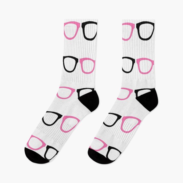 Artikelvorschau, Schwarze und rosafarbene Sonderlings-Gläser entworfen und verkauft von GeekyGirlsGarb.