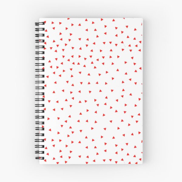 Item preview, Randomized Small Red Triangle Polka Dot  Pattern designed and sold by Nicolette Olivier.