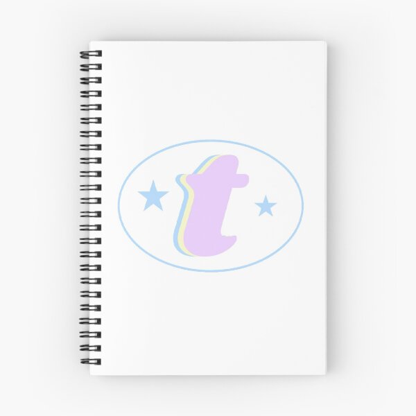 Item preview, Letter T Monogram Art Pink, Blue, Yellow Aesthetic designed and sold by gia-x.