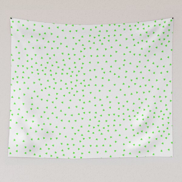 Item preview, Randomized Small Green Triangle Polka Dot Pattern designed and sold by Nicolette Olivier.