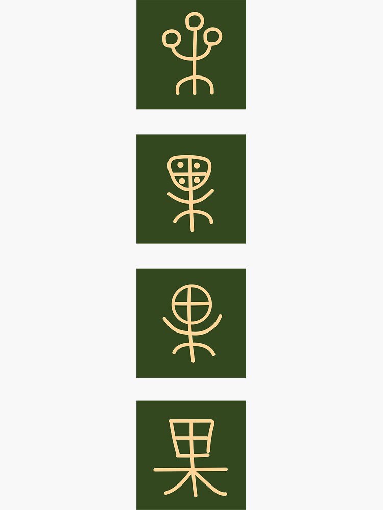 "("fruits":果) The Genesis of the Chinese Script: Ancient Pictographs to ...