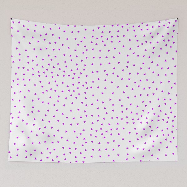 Item preview, Randomized Small Purple Triangle Polka Dot Pattern designed and sold by Nicolette Olivier.