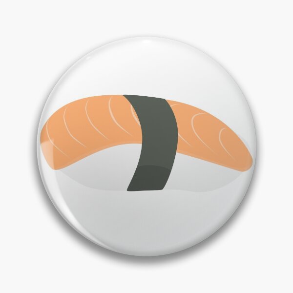 Item preview,  estilo de dibujos animados comida japonesa. Hay una bolita de arroz y un poco de sashimi y diferentes tipos de sushi. designed and sold by conscript.