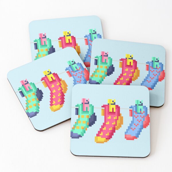 Item preview, Pixelated Socks Hanging designed and sold by HopeDetour.