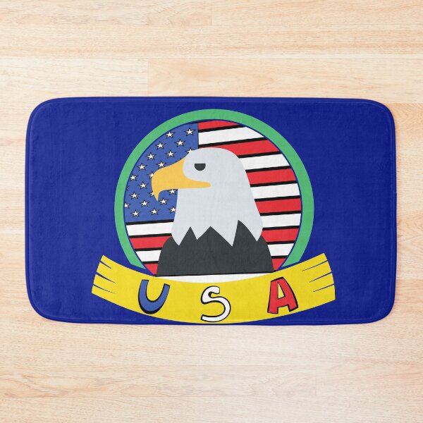 Item preview, American Eagle with USA Flag designed and sold by TeamManja.