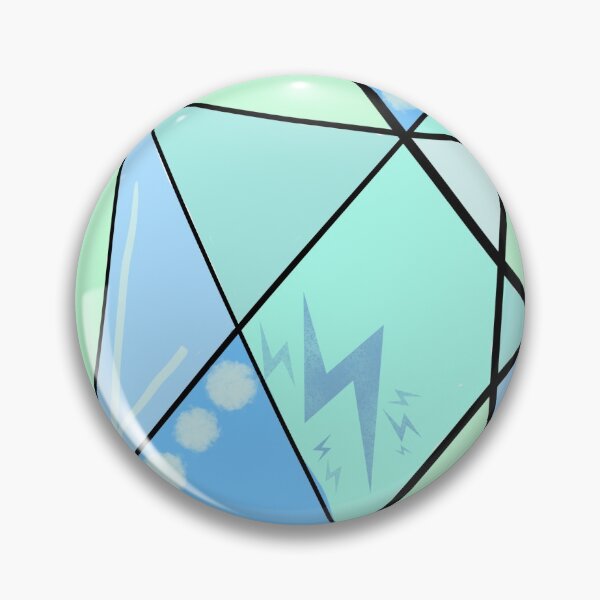 Artikelvorschau, Hellblaues geometrisches Blitzdesign entworfen und verkauft von Alli ML.