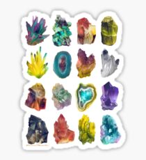 Crystals Sticker