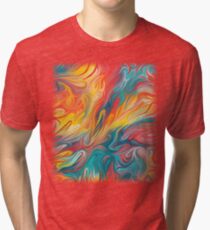 Abstract Colors II Tri-blend T-Shirt