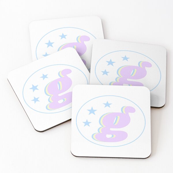 Item preview, Letter G Monogram Art Pink, Blue, Yellow Aesthetic designed and sold by gia-x.