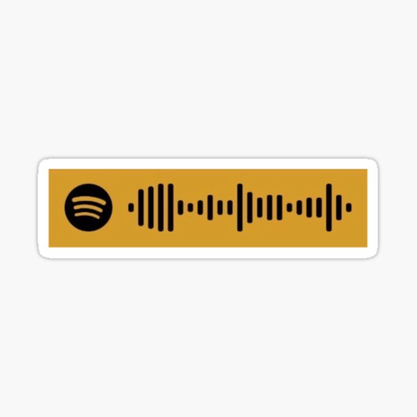 The schuyler sisters spotify scan code Sticker