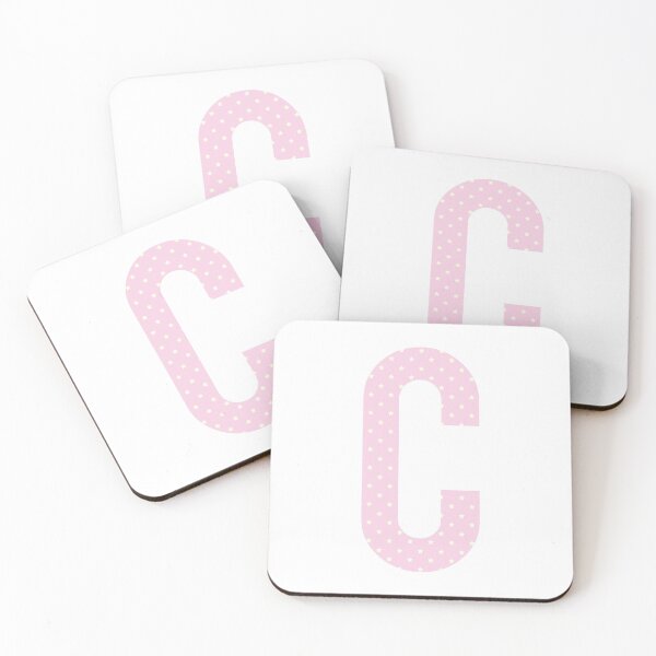 Item preview, Pink Star Letter C designed and sold by Midlane Designs.