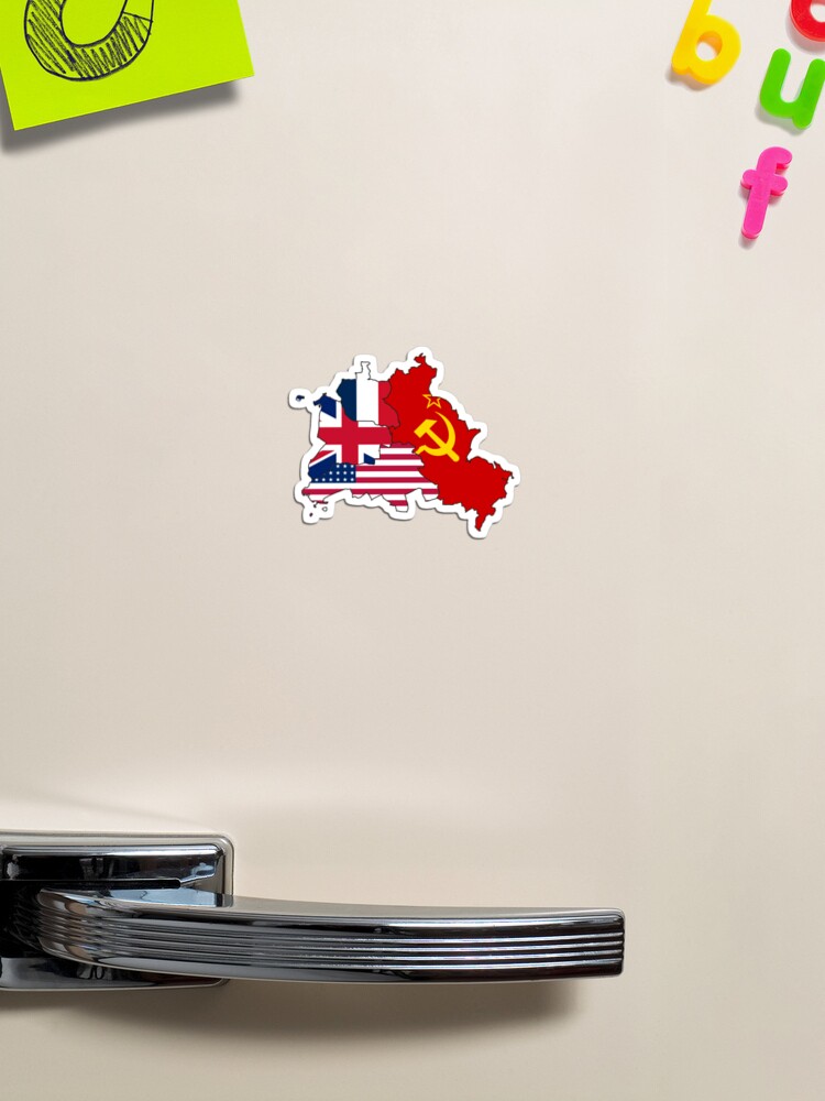 Thumbnail 1 von 3, Magnet, Das geteilte Berlin designt und verkauft von FallbackSauce12.