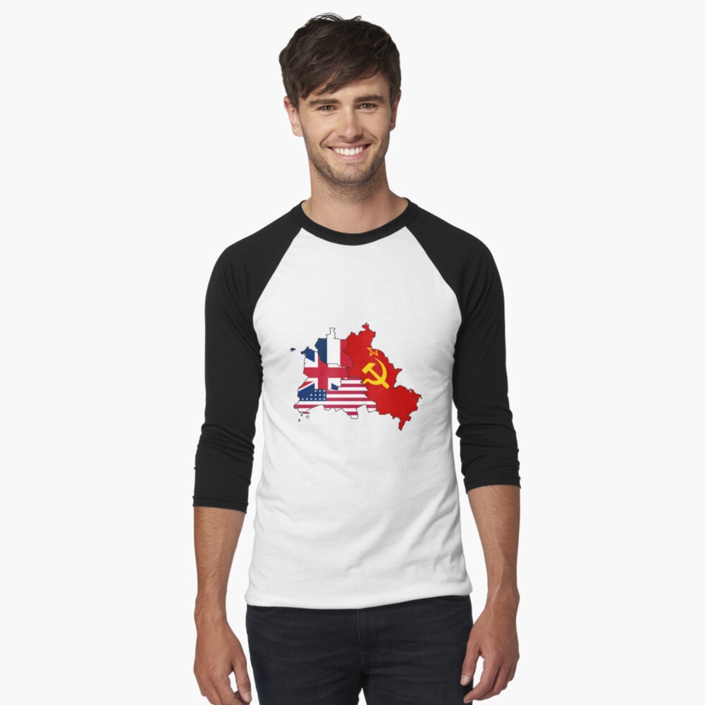 Artikel-Vorschau von Baseballshirt mit 3/4-Arm, designt und verkauft von FallbackSauce12.
