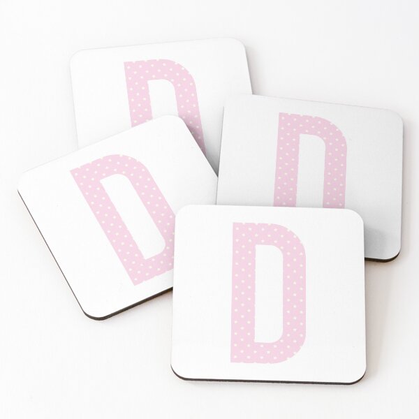 Item preview, Pink Star Letter D designed and sold by Midlane Designs.