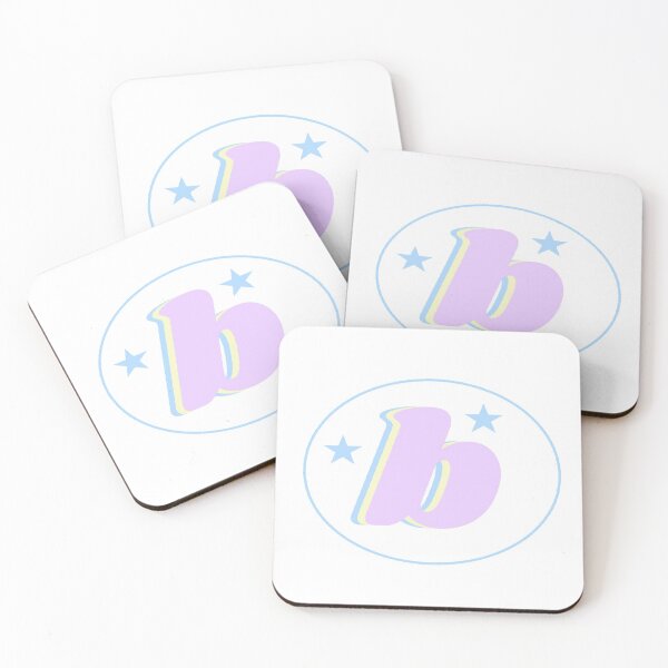 Item preview, Letter B Monogram Art Pink, Blue, Yellow Aesthetic designed and sold by gia-x.