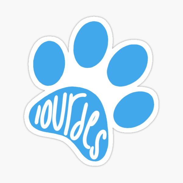  Paw Prints, Blue, Pawprints, Paws, Dog, Puppy, Pup, Mutt, Canine,  Print, Car, Auto, Wall, Locker, Laptop, Notebook, Netbook, Vinyl, Sticker,  Decal, Label, Placard, (Blue) : Tools & Home Improvement