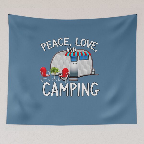 Item preview, Peace, Love and Camping - Cool Camping Stuff designed and sold by 3QuartersToday.