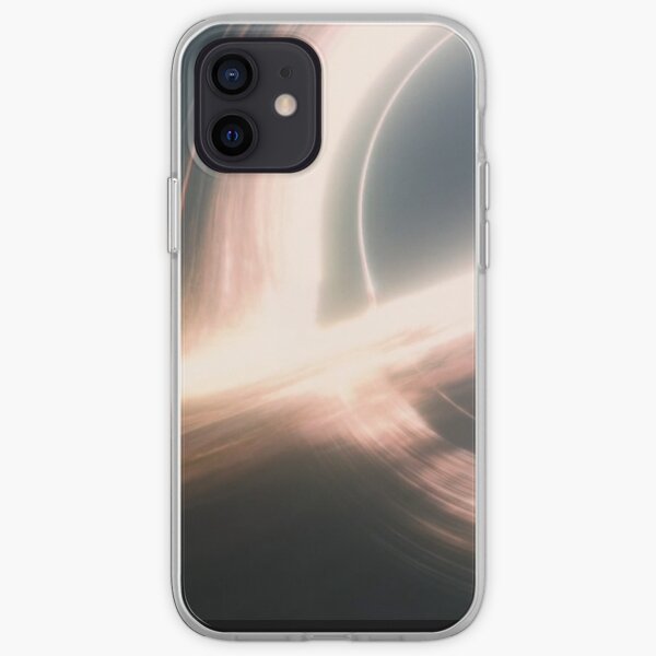 Agujero negro de interestelar Funda blanda para iPhone