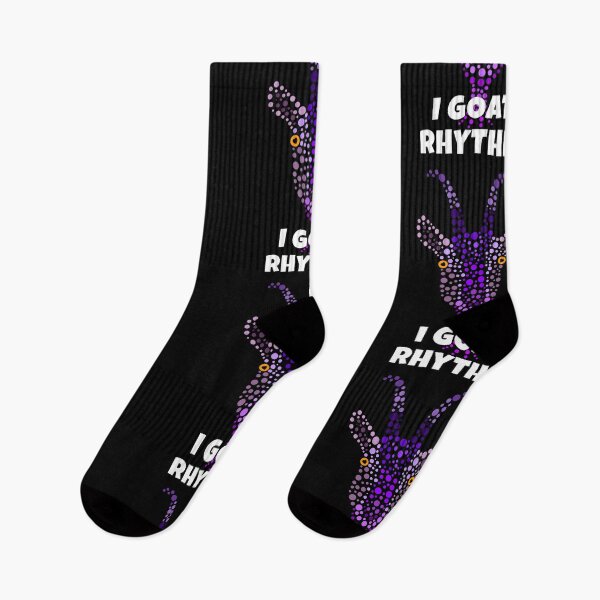 Item preview, I GOAT Rhythm | Your favourite animal made of purple dots designed and sold by EarlessPierre.