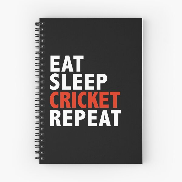 Item preview, Eat Sleep Cricket Repeat Cricket Player designed and sold by losttribe.
