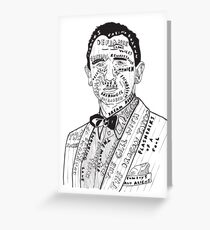 Daniel Craig Filmography Greeting Card
